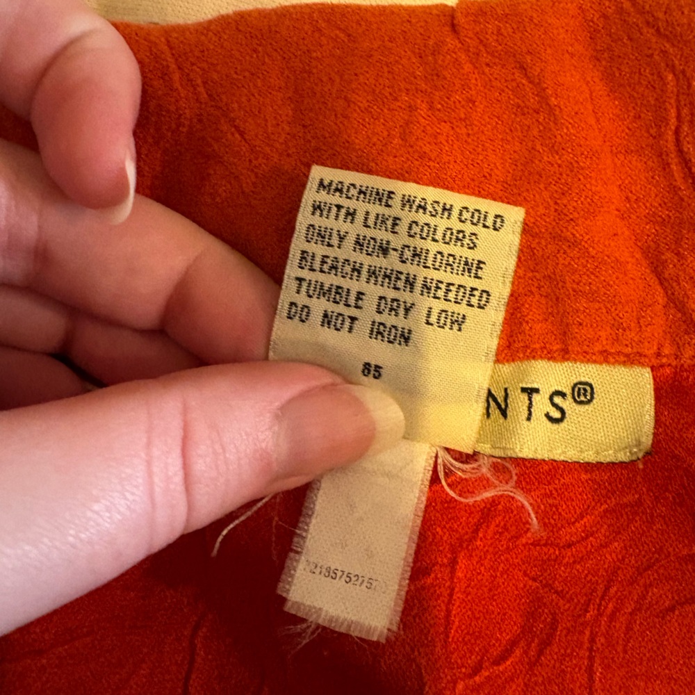 Vintage Orange Blazer Coat - Picture 9 of 9